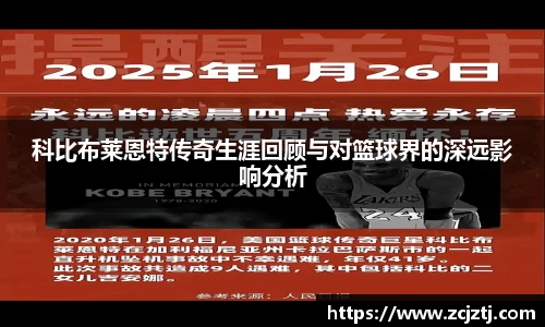 科比布莱恩特传奇生涯回顾与对篮球界的深远影响分析